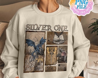 Silver One Digital Download PNG, I Am Infinite PNG Designs, Fourth Wing Png, Violet Sorrengail, Tairn Andarna Rider,Basgiath War College Png