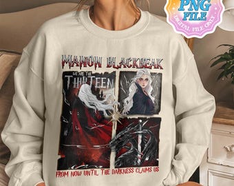 The Thirteen Throne Of Glass Digital Download PNG, Sjm Merch, From Now Until The Darkness Claims Us PNG , We Are The Thirteen, Bookish Gift