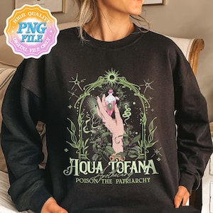 Aqua Tofana PNG Digital Download, Apothecary Digital Download, Poison The Patriarchy, Feminist Quotepng Designs, Your Body Your Choice