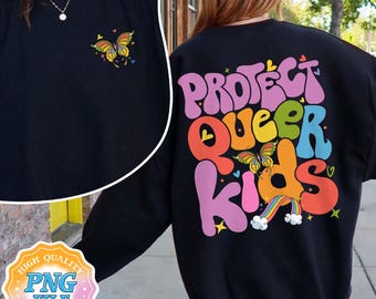 Lgbtq Art Print Kindness Digital Download Lgbt Pride PNG Digital Download Protect Trans Kids Sublimation Design Lgbtqia PNG Design