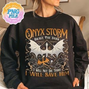 Fourth Wing Series PNG Digital Download, Onyx Storm Sublimation Design, Dragon Rider Bookish Design Gift for Book Lover, Violet Sorrengail
