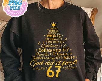Christmas Tree 67 PNG, Christmas Funny Six Seven Meme, Viral Quote, Gen Z Tiktok Trend, Christian 67 Trend PNG