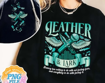 Leather & Lark PNG Digital Download, Butcher Blackbird, Scythe Sparrow Digital Download, Brynne Weaver, Smut Gift, Book Sublimation Design