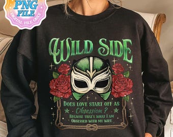 Wild Side Merch Comfort Color Sublimation Design, Wild Rose Records, Elsie Silver Merch, Ford Grant , Book PNG, Bookish Merch Design