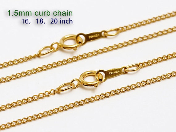 gold curb chain wholesale