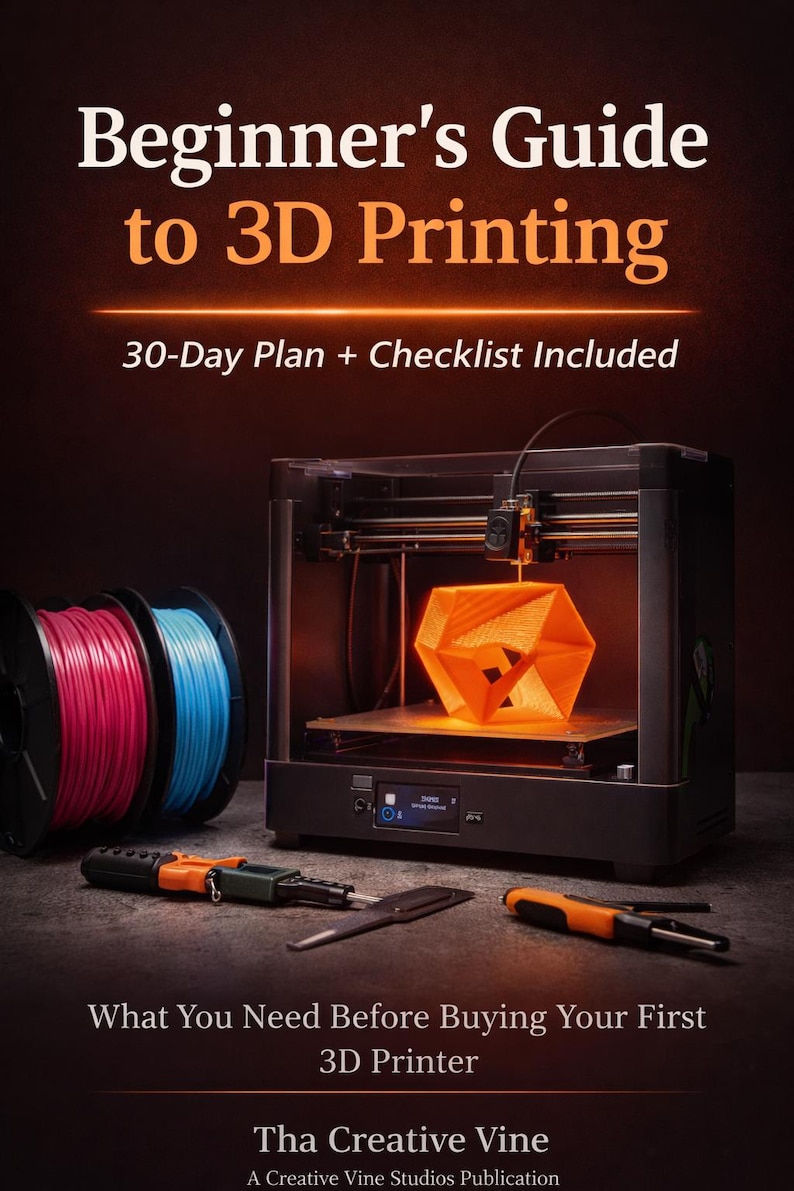 Beginner’s Guide to 3D Printing PDF | 30 Day Plan + Checklist | What to ...