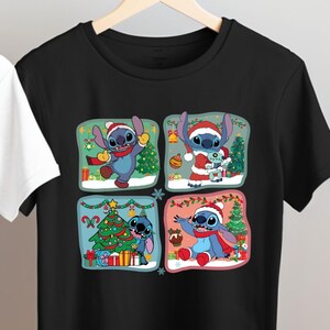 Lilo & Stitch Christmas T-shirt, Christmas T-shirt, Disneyland Trip Shirt, Disney Tee, Christmas Tee, Lilo and Stitch, Disneyland Christmas