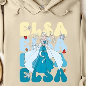 Elsa Frozen Hoodie/Sweatshirt, Disney Trip Sweatshirt, Family Matching Hoodie, Family Disney Trip, Elsa Crewneck, Elsa Hoodie, Disney Elsa