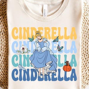 Cinderella Shirt, Disney Cinderella Character, Cinderella Tshirt, Cinderella Tee, Disneyland Trip Shirt, Disney Gift Custom, Princess, Gift
