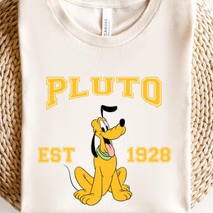 Pluto Mickey Mouse Shirt, Pluto Goofy Character, Pluto Tshirt, Pluto Tee, Disneyland Trip Shirt, Disney Gift Custom, Pluto Gift, Disney