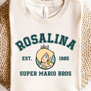 Super Mario Rosalina Tshirt, Disney Character, T shirt, Rosalina Tee, Disneyland Trip Shirt,Disney Gift Custom,Mario,Family Matching T-shirt