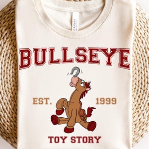 Toy Story Bullseye Shirt, Disney Bullseye Character, Bullseye Tshirt, Bullseye Tee, Disneyland Trip Shirt, Disney Gift Custom, Toy Story