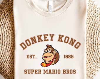Super Mario Donkey Kong Tshirt, Disney Character, T shirt, Donkey Kong Tee, Disneyland Trip Shirt, Disney GiftCustom, FamilyMatching T-shirt
