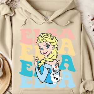 Elsa Frozen Hoodie/Sweatshirt, Disney Trip Sweatshirt, Family Matching Hoodie, Family Disney Trip, Elsa Crewneck, Elsa Hoodie, Disney Elsa
