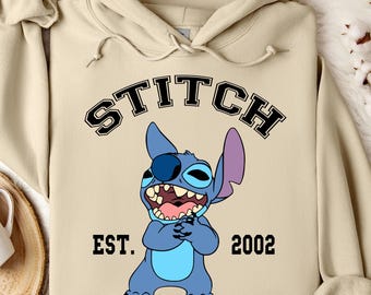 Stitch Hoodie/Sweatshirt, Disney Trip Sweatshirt, Family Matching Hoodie, Family Disney Trip, Stitch Crewneck, Stitch Hoodie, DisneyBirthday