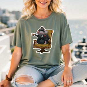 Zootopia Character T-shirt, Mr. Big, Disney Trip T-shirt, Family Matching T-shirt, Family Disney Trip, Gift, Zootopia Fox, T-shirt, Mafia Bild 5