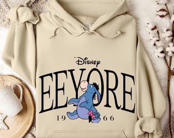 Winnie The Pooh Eeyore Hoodie/Sweatshirt, Disney Trip Sweatshirt, Family Matching Hoodie, Family Disney Trip, Eeyore Crewneck, Eeyore Hoodie