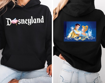 Sudadera con capucha de Cenicienta de Disneyland, sudadera con capucha de Cenicienta de Disney, sudadera con capucha para viajes a Disney, sudadera con capucha a juego para toda la familia, viaje familiar a Disney, Cenicienta