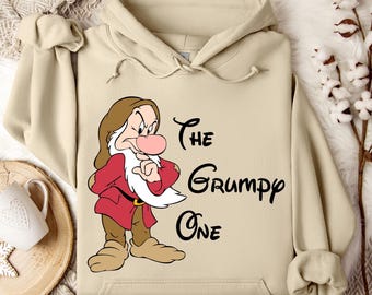 Grumpy Snow White and the Seven Dwarfs Hoodie/Sweatshirt, Disney Trip Sweatshirt, Family Matching Hoodie, GrumpyOne Crewneck,GrumpyOneHoodie