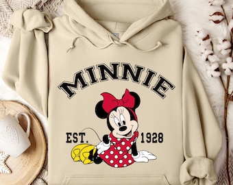Disney Minnie Mickey Hoodie/Sweatshirt, Disney Trip Sweatshirt, Family Matching Hoodie, Minnie Crewneck, Minnie Hoodie, Minnie Sweatshirt