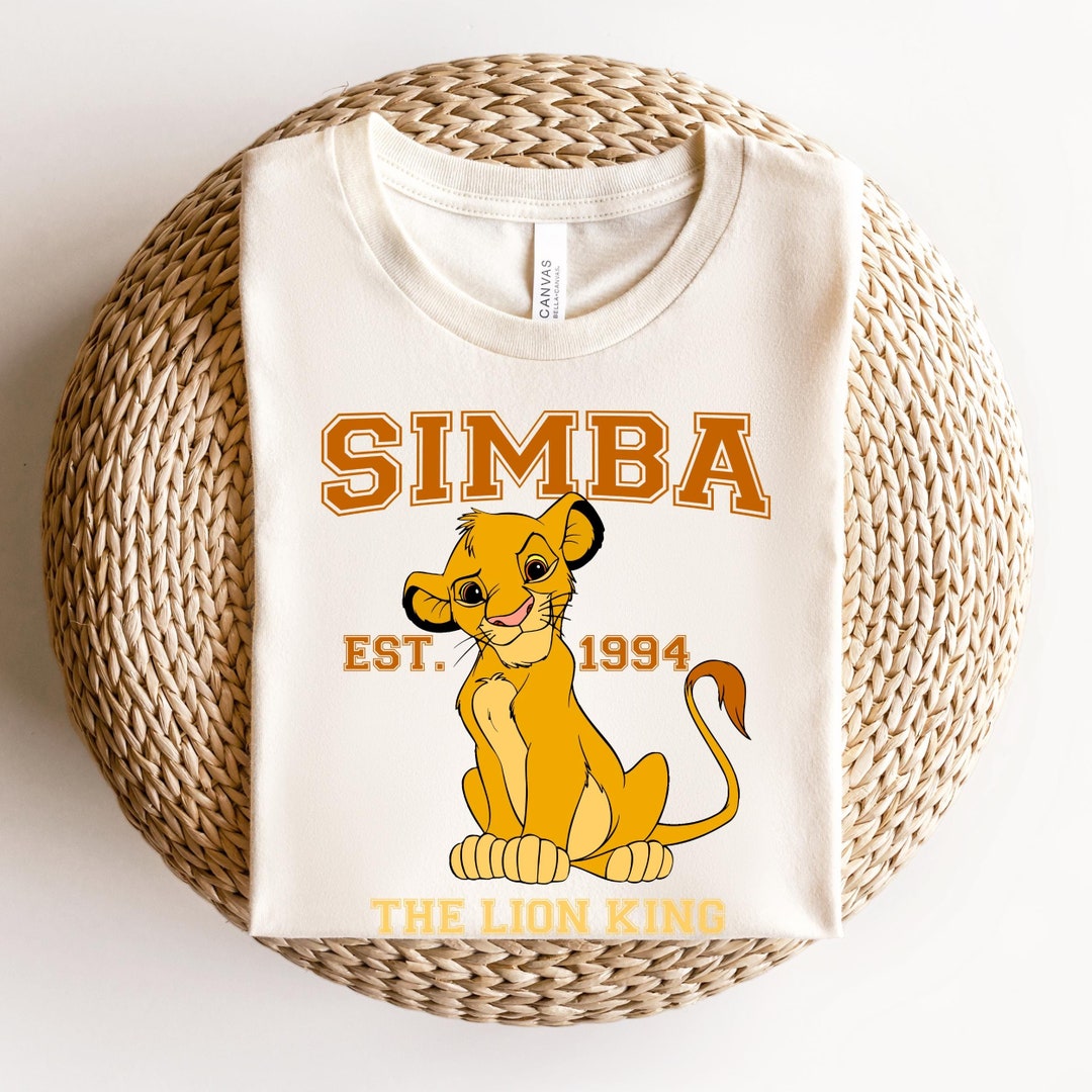 Simba the Lion King Shirt, Disney Eeyore Character, Simba Tshirt, Simba ...
