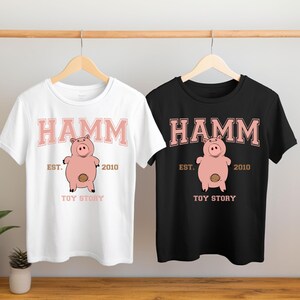 Toy Story Hamm Shirt, Disney Hamm Character, Hamm Tshirt, Hamm Tee, Disneyland Trip Shirt, Disney Gift Custom, Toy Story, Hamm Gift image 5