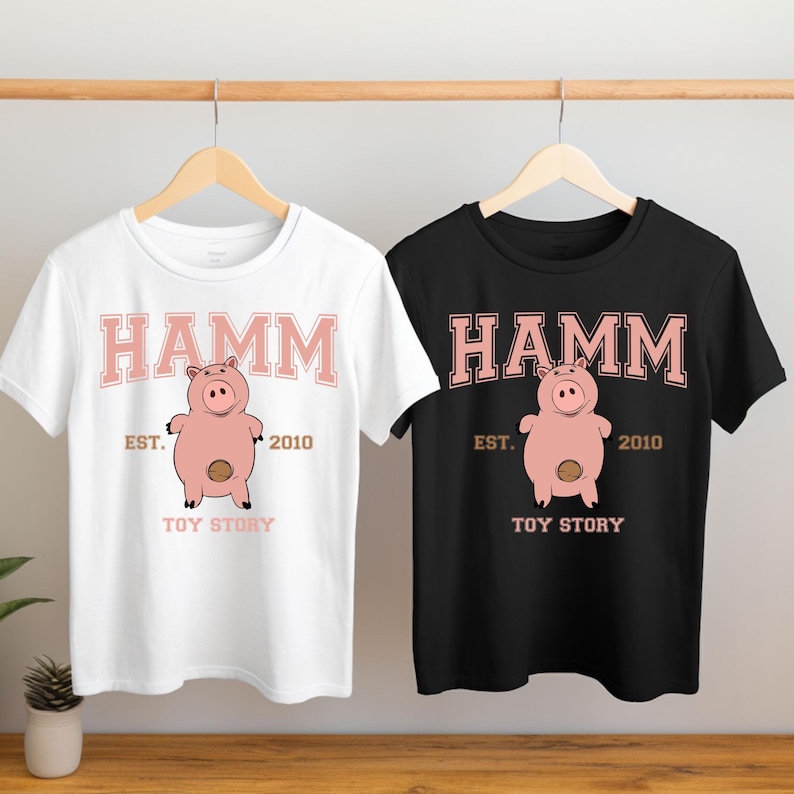 Toy Story Hamm Shirt, Disney Hamm Character, Hamm Tshirt, Hamm Tee, Disneyland Trip Shirt, Disney Gift Custom, Toy Story, Hamm Gift image 5
