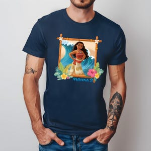 Moana Tshirt, Disney Moana Character, T shirt, Moana Tee, Disneyland Trip Shirt, Disney Gift Custom, Moana 2, Family Matching T-shirt Bild 3