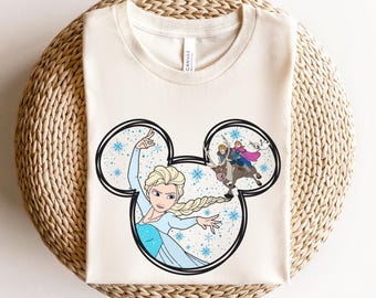 Elsa Princess Shirt, Disney Elsa Character, Elsa Princess Tshirt, Elsa Tee, Disneyland Trip Shirt, Disney Gift Custom, Princess Tshirt, Gift