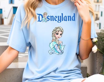 Disneyland Elsa, Disney Princess Elsa Characters Tshirt, Disney Princess Matching Shirt, Disneyland Trip Shirt, Elsa Tshirt/Tee,PrincessElsa