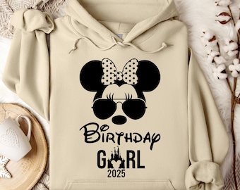 Disney Minnie Birthday Hoodie/Sweatshirt, Disney Trip Sweatshirt, Family Matching Hoodie, Minnie Crewneck, Minnie Hoodie, Minnie Sweatshirt
