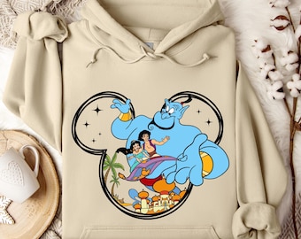 Jasmine Disney Princess Characters Hoodie, Disney Trip Sweatshirt, Family Matching Hoodie, Family Disney Trip,Gift, Crewneck,Jasmine Hoodie