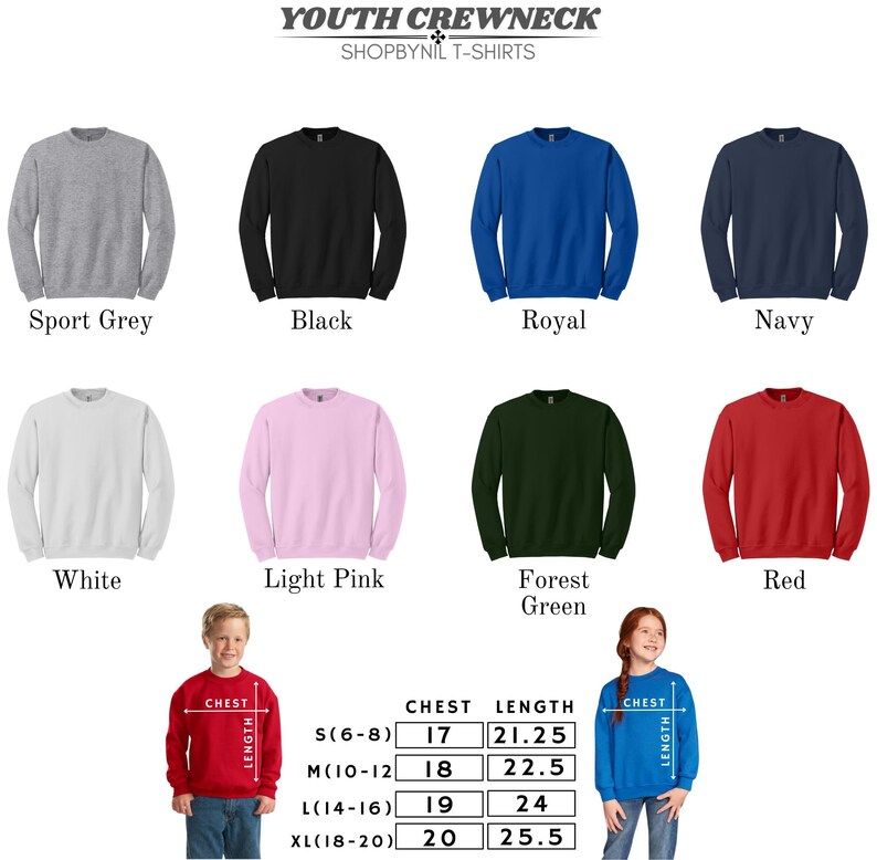 a group of children's sweatshirts with different colors