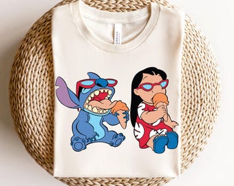 Lilo and Stitch Shirt, Disney Stitch, Stitch T shirt, Stitch Tee, Disneyland Trip Shirt, Disney Gift Custom, Stitch, Family Matching T-shirt