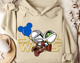 Mandalorian Star Wars Hoodie/Sweatshirt, Disney Trip Sweatshirt, Family Matching Hoodie, Mandalorian Crewneck, Mandalorian Hoodie, Star Wars