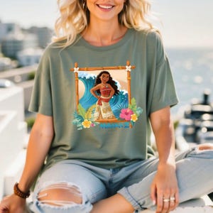Moana Tshirt, Disney Moana Character, T shirt, Moana Tee, Disneyland Trip Shirt, Disney Gift Custom, Moana 2, Family Matching T-shirt Bild 5