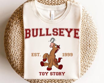 Camiseta Bullseye de Toy Story, personaje Bullseye de Disney, camiseta Bullseye, camiseta Bullseye, camiseta para viaje a Disneyland, regalo personalizado de Disney, Toy Story