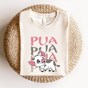 Moana Pua Tshirt, Disney Moana Character, T shirt, Pua Tee, Disneyland Trip Shirt, Disney Gift Custom, Moana 2, Family Matching T-shirt image 1