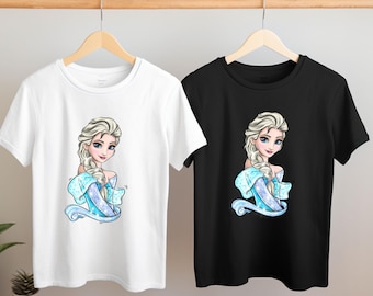 Frozen Elsa Disney Princess Characters Tshirt, Tee, Elsa Disney Princess Matching Shirt, Disneyland Trip Shirt, Elsa Tshirt