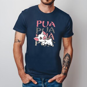 Moana Pua Tshirt, Disney Moana Character, T shirt, Pua Tee, Disneyland Trip Shirt, Disney Gift Custom, Moana 2, Family Matching T-shirt image 3
