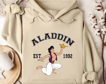 Disney Aladdin Hoodie/Sweatshirt, Disney Trip Sweatshirt, Family Matching Hoodie, Aladdin Crewneck, Aladdin Hoodie, Aladdin Crewneck