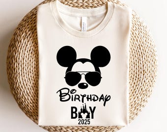 Disney Mickey Birthday , Disney Mickey Character, Mickey T shirt, Mickey Tee, Disneyland Trip Shirt, Disney Gift Custom,FamilyMatchingTshirt