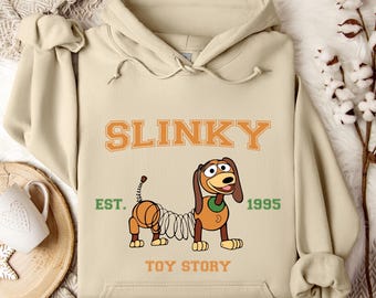 Toy Story Slinky Hoodie/Sweatshirt, Disney Trip Sweatshirt, Family Matching Hoodie, Family Disney Trip, Slinky Crewneck,Slinky Hoodie,Slinky