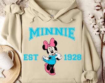 Minnie Mickey Mouse Disney Hoodie/Sweatshirt, Disney Trip Sweatshirt, Family Matching Hoodie, Family Disney Trip, Minnie Gift,MinnieCrewneck