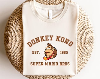 Super Mario Donkey Kong Tshirt, Disney Character, T shirt, Donkey Kong Tee, Disneyland Trip Shirt, Disney GiftCustom, FamilyMatching T-shirt