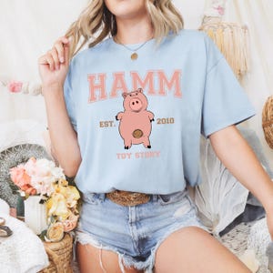 Toy Story Hamm Shirt, Disney Hamm Character, Hamm Tshirt, Hamm Tee, Disneyland Trip Shirt, Disney Gift Custom, Toy Story, Hamm Gift image 4
