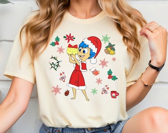 Joy Inside Out Christmas Tshirt, Joy Inside Out 2 Tee, Inside Out Group Matching Shirt, Disneyland Trip Shirt, Joy Tshirt, Joy Tee,Christmas