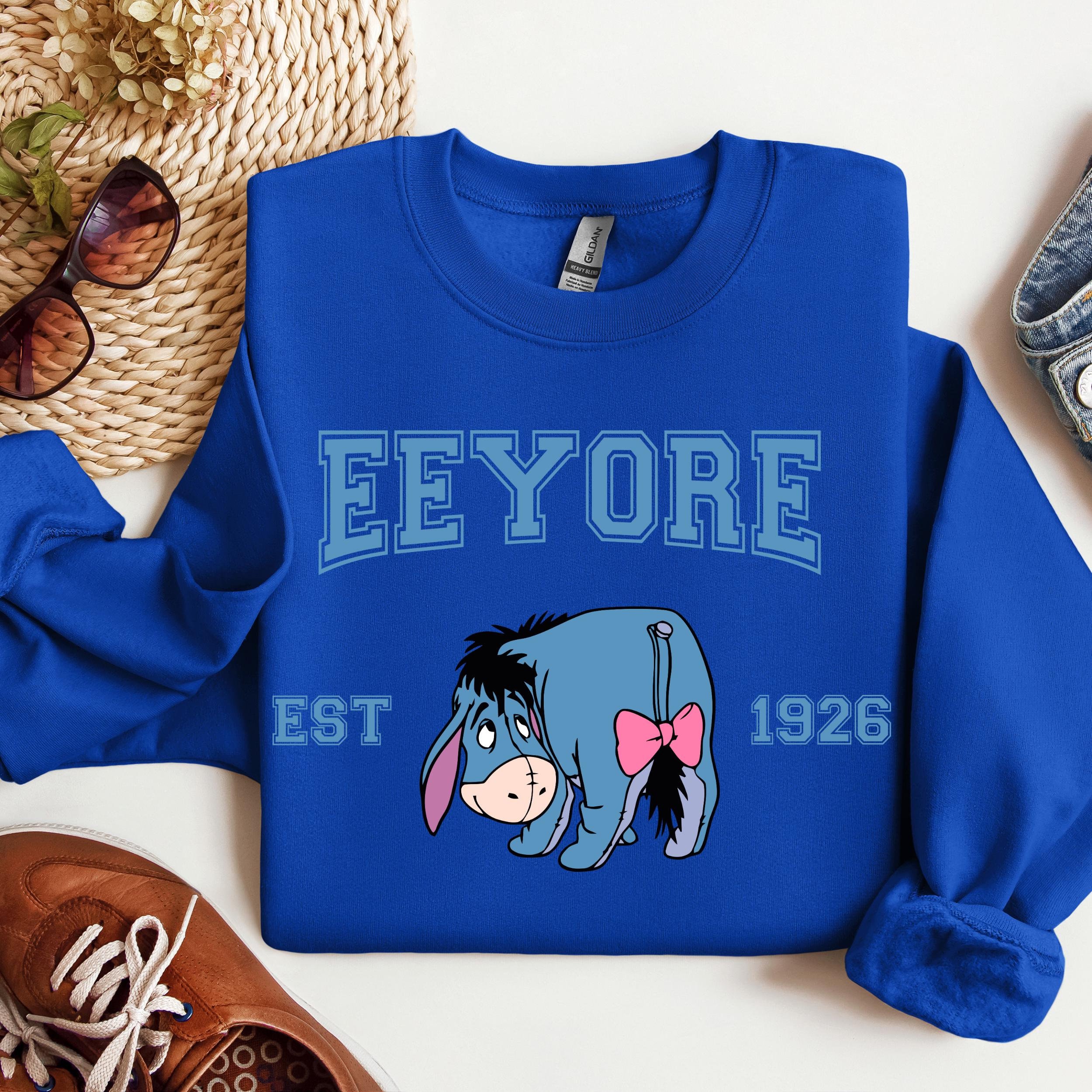 Eeyore Winnie The Pooh Hoodie/Sweatshirt, Disney Trip Sweatshirt, Family Matching Hoodie, Family Disney Trip, Eeyore Crewneck, Eeyore Hoodie
