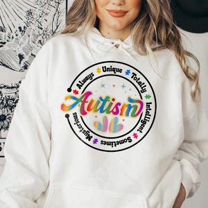 Always Unique Autism PNG Sublimation Design, Puzzle Pieces Awareness Clipart, Digital Download, Neurodiversity Shirt Graphic for Cricut