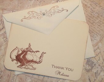 tea party stationery etsy